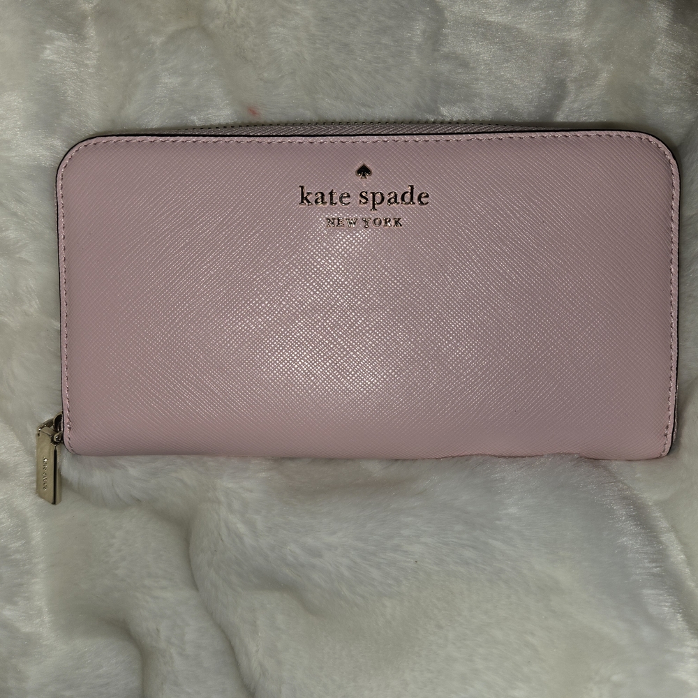 Kate Spade Large Continental Pale Pink Wallet